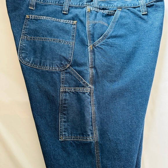 Big Mac Workwear Denim Carpenter Jeans Mens 46x36 Denim Outdoors Construction - Picture 7 of 8